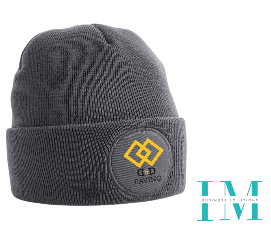 Branded Circle Patch Beanie