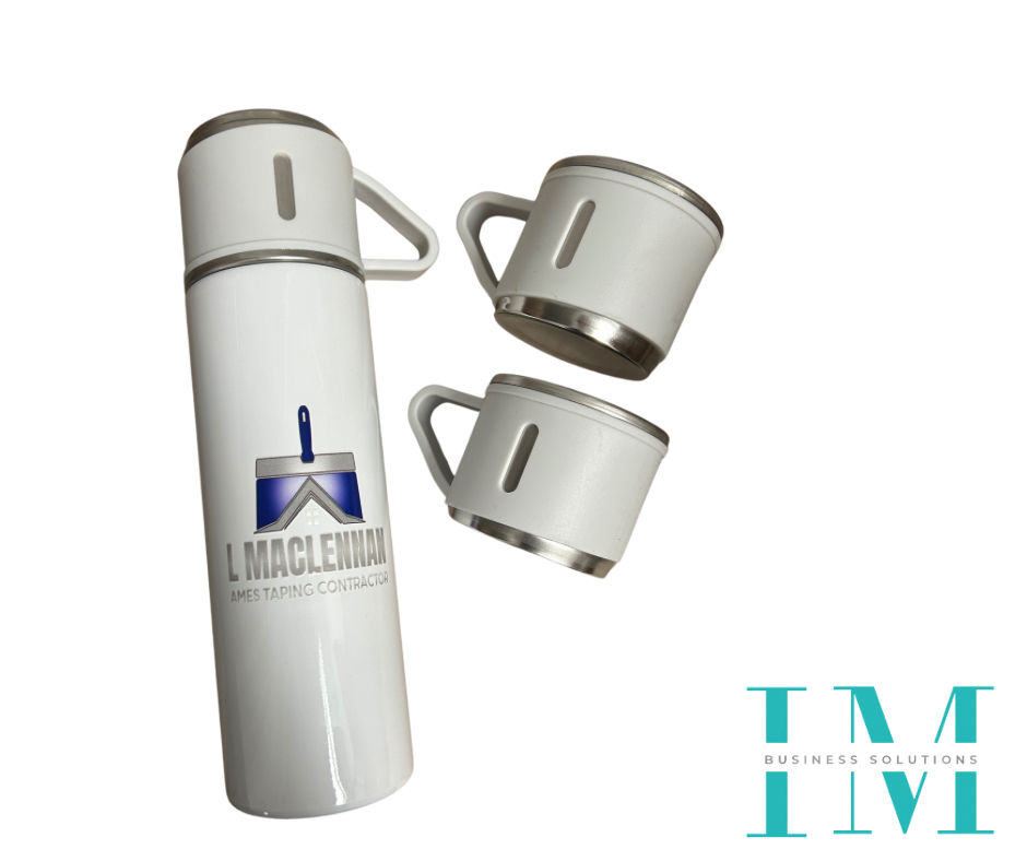 Branded Thermal Vaccum Flask Set