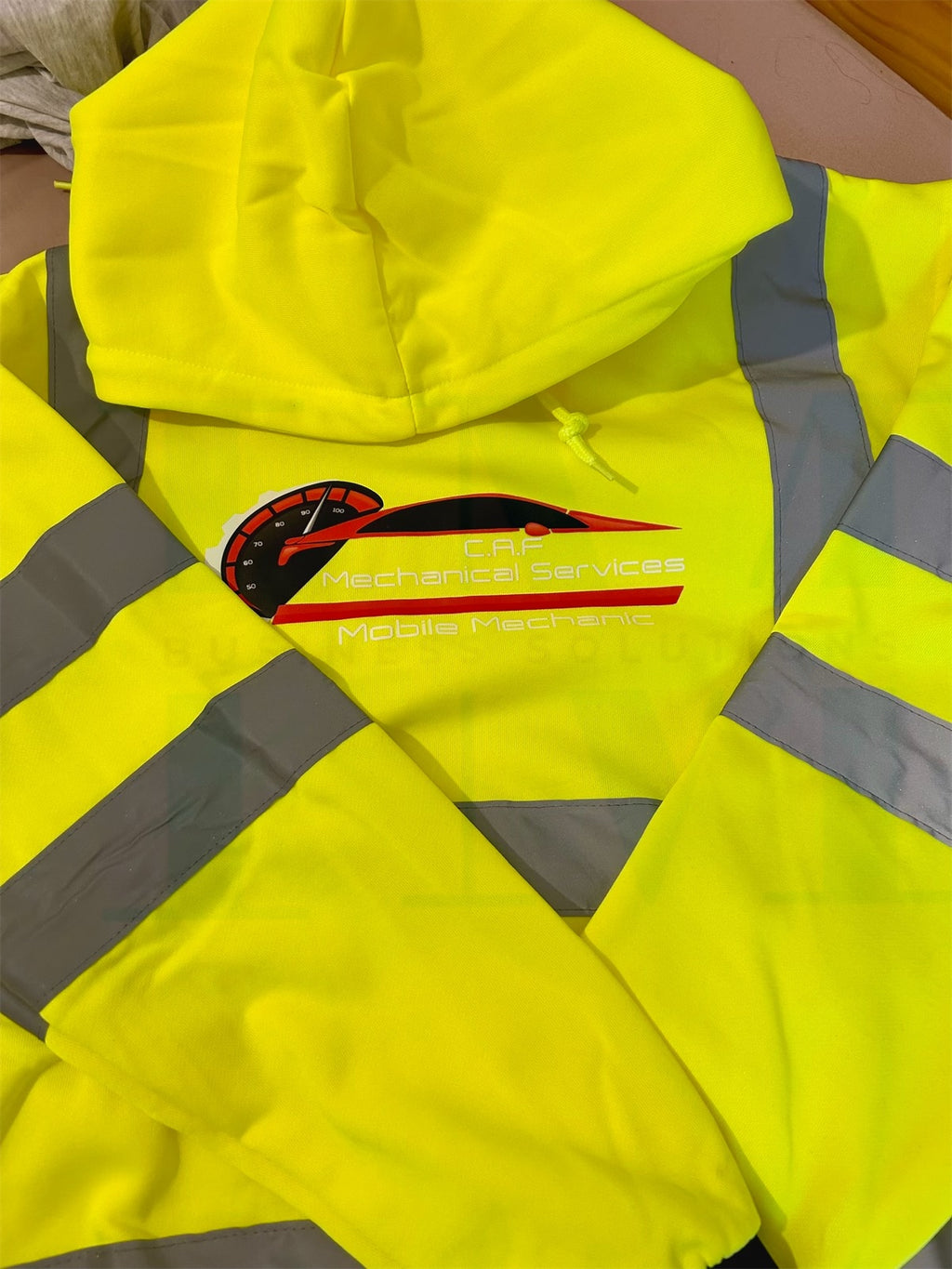 Branded Hi-Vis Hoodie